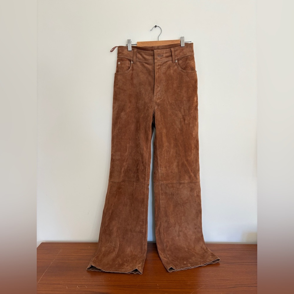NWT Sézane suede pants